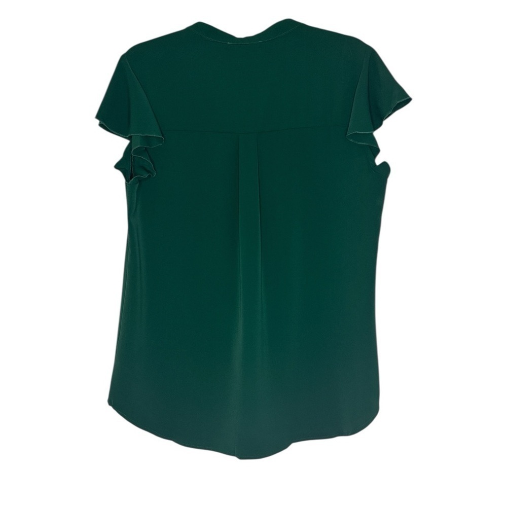 Emerald Ruffle Sleeve Top - Picture 4 of 4
